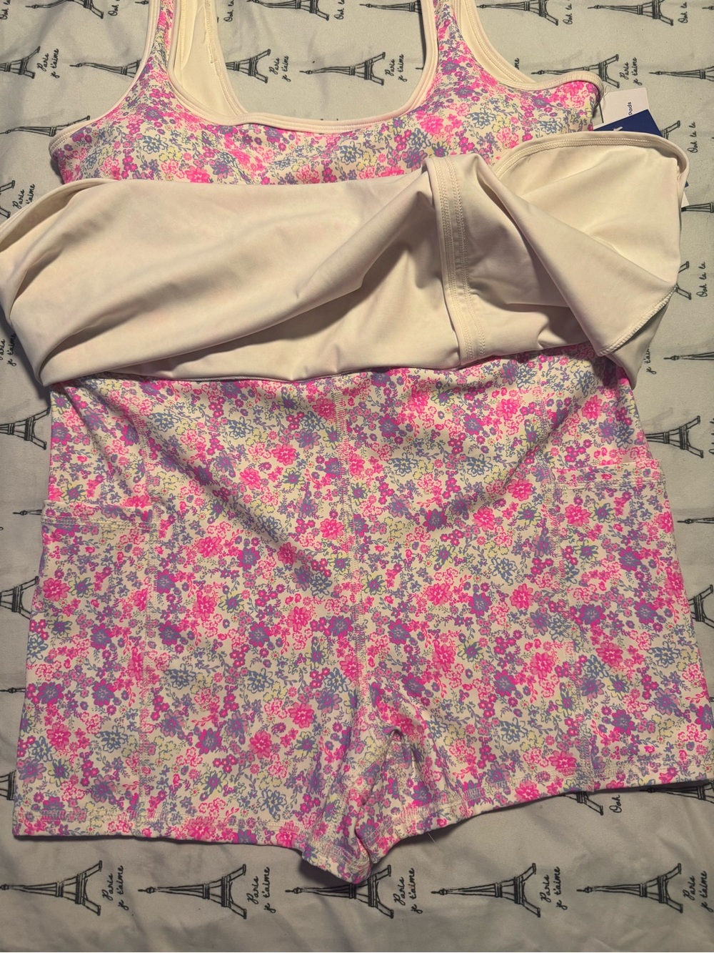 JoyLab Pink Floral Sleeveless Mini Dress - Picture 3 of 8